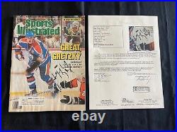 Wayne Gretzky Signed June, 1 1987 Sports Illustrated Oilers GOAT JSA LOA