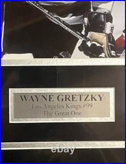 Wayne Gretzky Signed L. A. Kings 8x10 Photo Collage Framed JSA COA