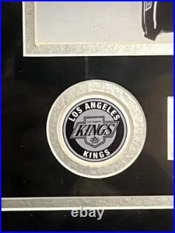 Wayne Gretzky Signed L. A. Kings 8x10 Photo Collage Framed JSA COA