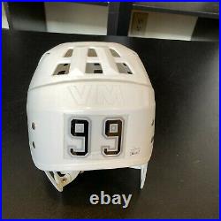 Wayne Gretzky Signed LA Kings Game Model hockey Helmet JSA COA UDA Hologram