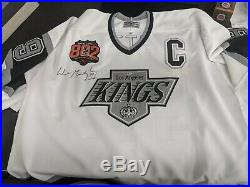 Wayne Gretzky Signed La Kings Captain Jersey 299/1000 Uda Sticker Pc912