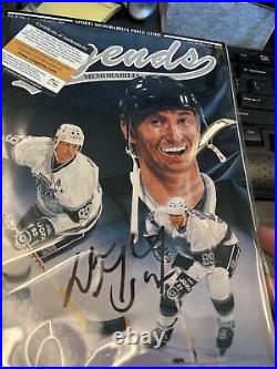 Wayne Gretzky Signed Legends Magazine With COA