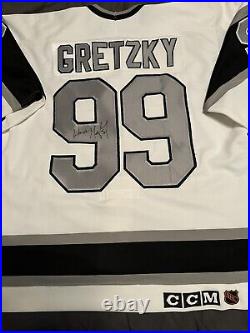 Wayne Gretzky Signed Los Angeles Kings Center Ice Captains Jersey JSA COA