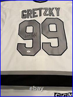 Wayne Gretzky Signed Los Angeles Kings Center Ice Captains Jersey JSA COA