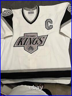 Wayne Gretzky Signed Los Angeles Kings Center Ice Captains Jersey JSA COA