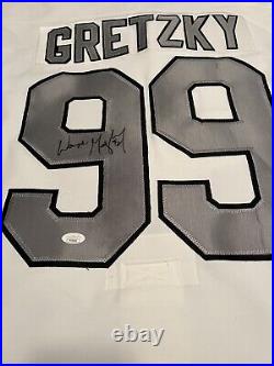 Wayne Gretzky Signed Los Angeles Kings Center Ice Captains Jersey JSA COA