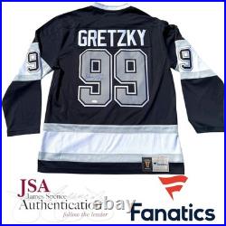 Wayne Gretzky Signed Los Angeles Kings Fanatics Authentic Hockey Jersey Jsa