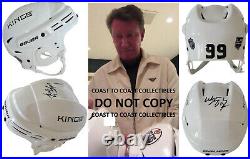 Wayne Gretzky Signed Los Angeles Kings Hockey Helmet Exact Proof COA Autographed