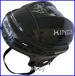 Wayne Gretzky Signed Los Angeles Kings Hockey Helmet Exact Proof COA. Autographed