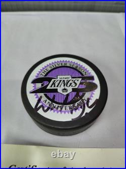 Wayne Gretzky Signed Los Angeles Kings NHL Puck COA