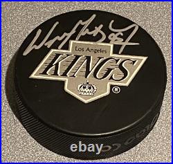 Wayne Gretzky Signed Los Angeles Kings UDA Upper Deck Puck FULL NAME SIG L@@K