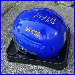 Wayne Gretzky Signed Mini Hockey Helmet Autographed NY Rangers Gretzky Hologram