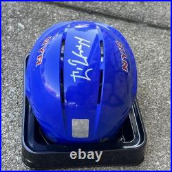 Wayne Gretzky Signed Mini Hockey Helmet Autographed NY Rangers Gretzky Hologram