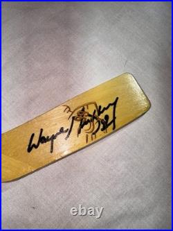Wayne Gretzky Signed Mini Hockey Stick Wayne Gretzky's Toronto Restaurant