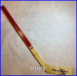 Wayne Gretzky Signed Mini Hockey Stick Wayne Gretzky's Toronto Restaurant