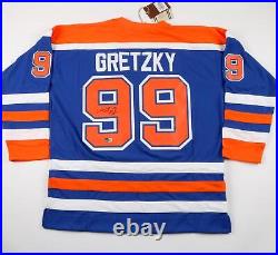 Wayne Gretzky Signed Mitchell & Ness Edmonton Oilers Jersey Beckett COA