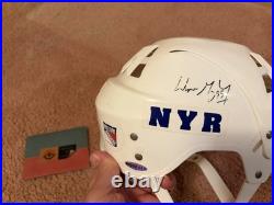 Wayne Gretzky Signed NY Rangers Full Size Helmet Upper Deck UDA COA
