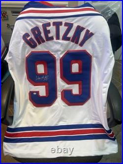 Wayne Gretzky Signed New York Rangers Authentic Game Jersey Wayne Gretzky Signed New York Rangers Authentic Game Jersey
