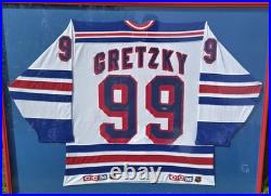 Wayne Gretzky Signed New York Rangers Authentic Game Jersey