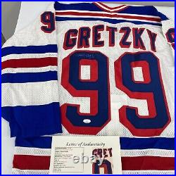 Wayne Gretzky Signed New York Rangers Authentic Game Model Jersey JSA COA