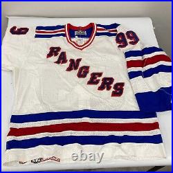 Wayne Gretzky Signed New York Rangers Authentic Game Model Jersey JSA COA