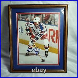 Wayne Gretzky Signed New York Rangers Hockey 8 X 10 Picture
