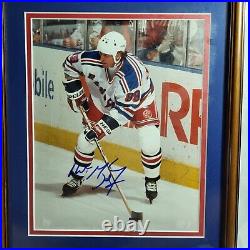 Wayne Gretzky Signed New York Rangers Hockey 8 X 10 Picture