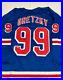 Wayne Gretzky Signed New York Rangers Hockey Jersey COA