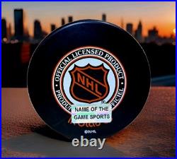 Wayne Gretzky Signed New York Rangers Hockey Puck? Lake Placid Hologram