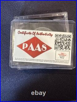 Wayne Gretzky Signed New York Rangers NHL Puck WithCOA With Case? PAAS