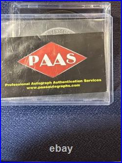 Wayne Gretzky Signed New York Rangers NHL Puck WithCOA With Case? PAAS