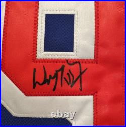 Wayne Gretzky Signed New York Rangers Throwback Jersey Beckett Coa Full Letter