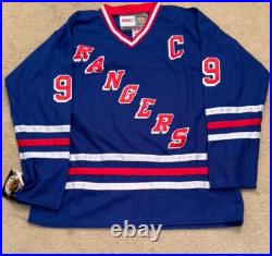 Wayne Gretzky Signed New York Rangers Throwback Jersey Beckett Coa Full Letter