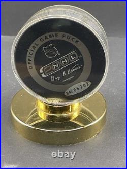 Wayne Gretzky Signed New York Rangers UDA Upper Deck Puck With Case, Box and COA