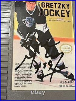Wayne Gretzky Signed Nintendo Video Game JSA Coa Autographed Kings Hockey