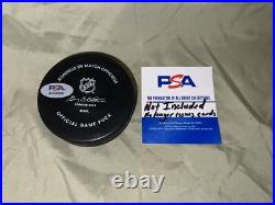 Wayne Gretzky Signed Official Edmonton Oilers Puck Legend The Great One PSA/DNA