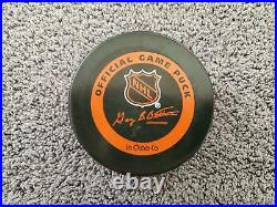 Wayne Gretzky Signed Official NHL Edmonton Oilers Puck JSA Authenticated