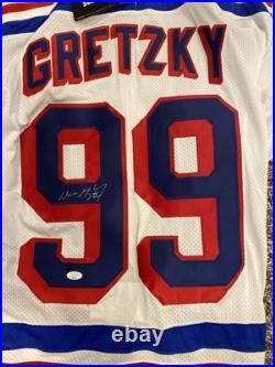Wayne Gretzky Signed Official NY Rangers Starter Jersey Size 56 NEW JSA COA