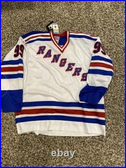 Wayne Gretzky Signed Official NY Rangers Starter Jersey Size 56 NEW JSA COA