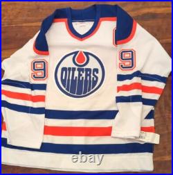 Wayne Gretzky Signed Oilers Jersey JSA LOA CCM 1985 Cup Inscription Rare WGA