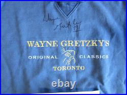 Wayne Gretzky Signed Original Classics Sweatshirt Authenticity by Beckett