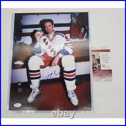 Wayne Gretzky Signed Photo New York Rangers 11X14 JSA COA