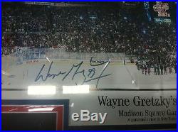 Wayne Gretzky Signed Photos Frame Of Last Game (wga)