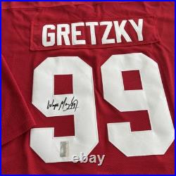 Wayne Gretzky Signed RED Jersey of TEAM CANADA! NHL HOF withCOA