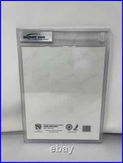 Wayne Gretzky Signed Rangers 8x10 Photograph Beckett Grade 10 Auto