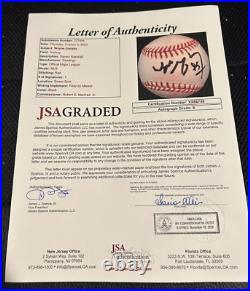 Wayne Gretzky Signed Rawlings Major League Baseball With JSA Letter & Graded 9