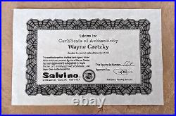 Wayne Gretzky Signed Salvino Original Box and COA Very Nice Piece LOW #12 of 950