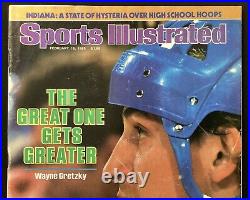 Wayne Gretzky Signed Sports Illustrated 2/18/85 EO Oilers HOF Autograph PSA/DNA