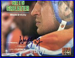 Wayne Gretzky Signed Sports Illustrated 2/18/85 EO Oilers HOF Autograph PSA/DNA