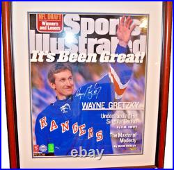 Wayne Gretzky Signed Sports Illustrated Cover Framed Limited Edition #34/99 COA